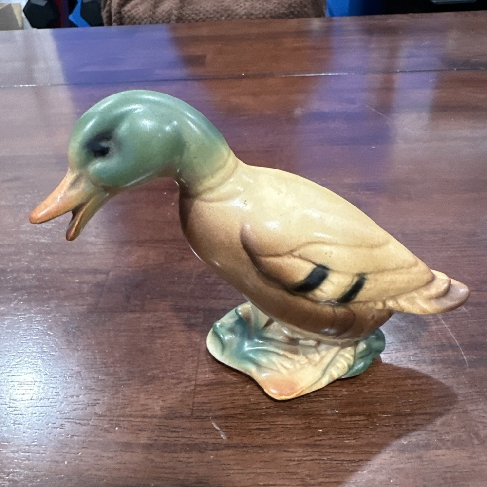 VINTAGE MALLARD DUCK FIGURINE POSSIBLY ROYAL COPLEY?‎ - 5"